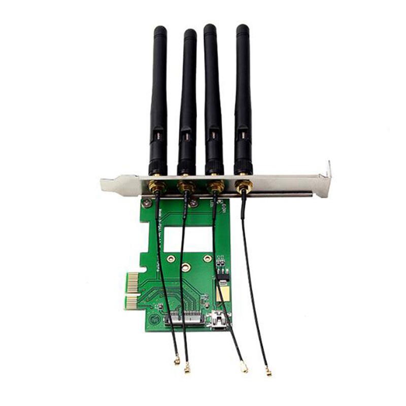 Thẻ Chuyển Đổi Bcm94360Cd Sang Pci-E 1x Cho Máy Tính Bàn | BigBuy360 - bigbuy360.vn