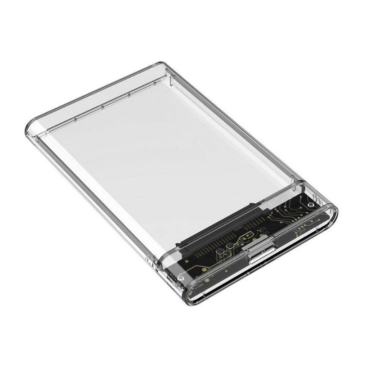 Box đựng ổ cứng TRONG SUỐT 2.5&quot; Sata III USB 3.0