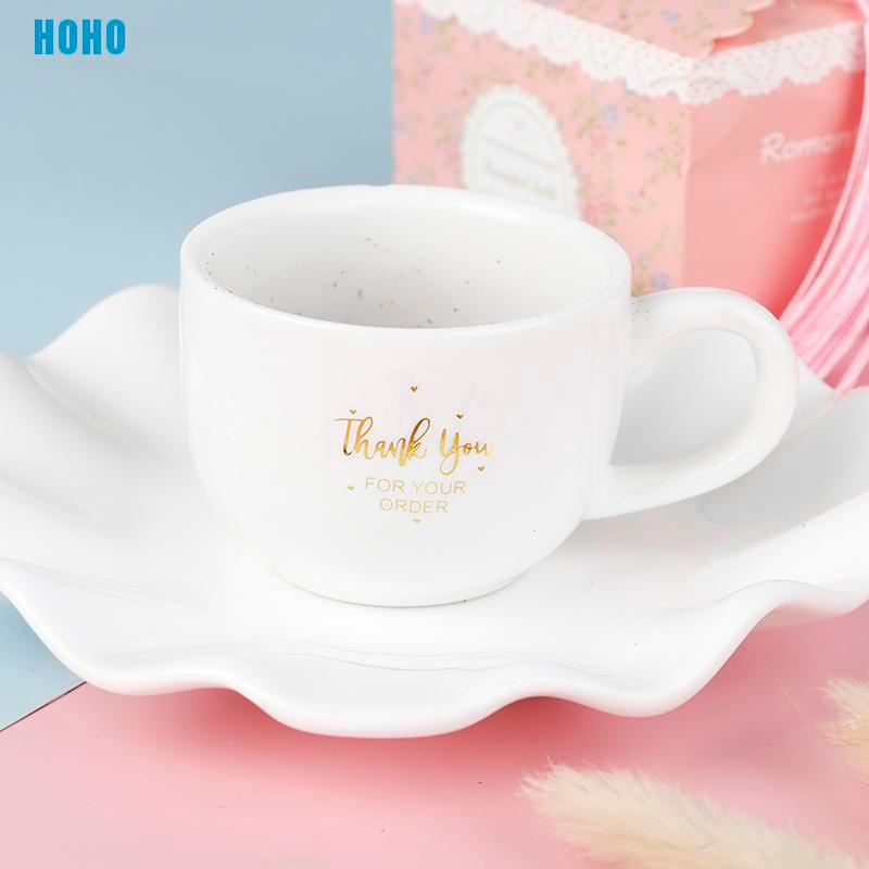 Bộ 500 Nhãn Dán Chữ Thank You Xinh Xắn Tiện Dụng Trang Trí