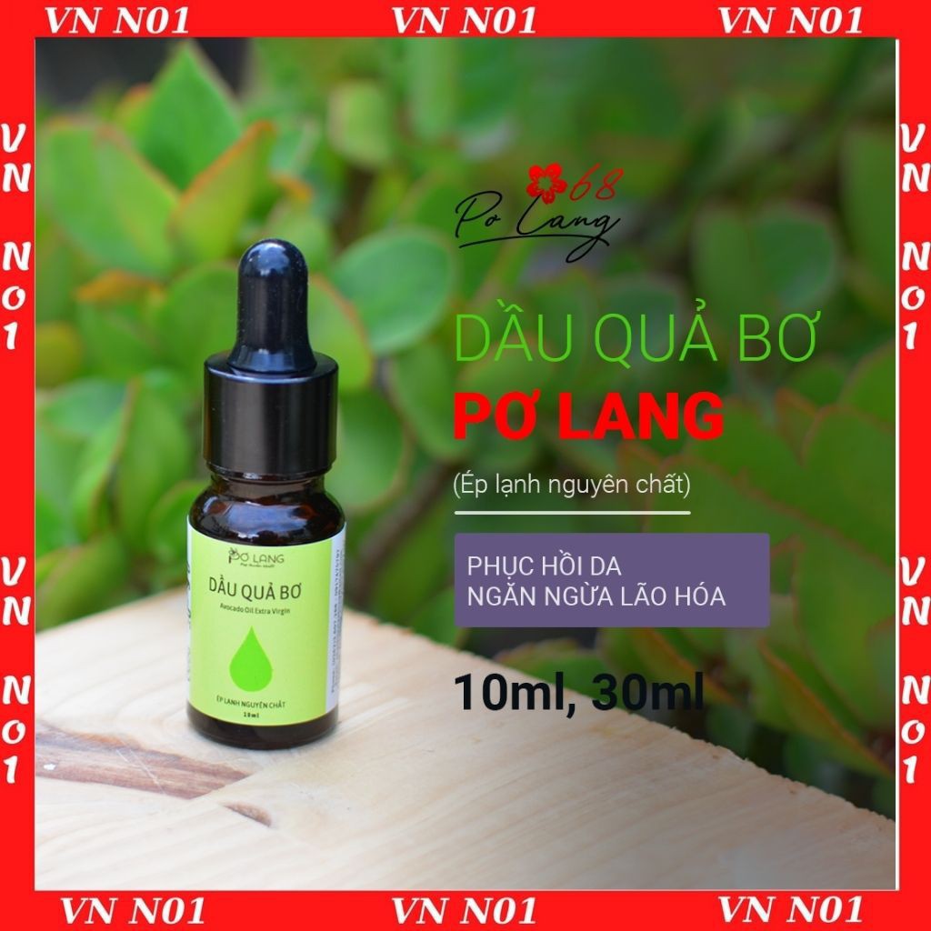 Dầu Qủa Bơ Ép Lạnh Pơ Lang Dương Da Chuyên Sâu, Phục Hồi Da Lọ 10/30 ml