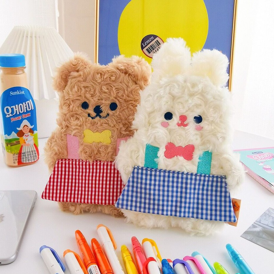 Túi đựng bút thiết kế dạng hoạt hình dễ thương phong cách Hàn Quốc