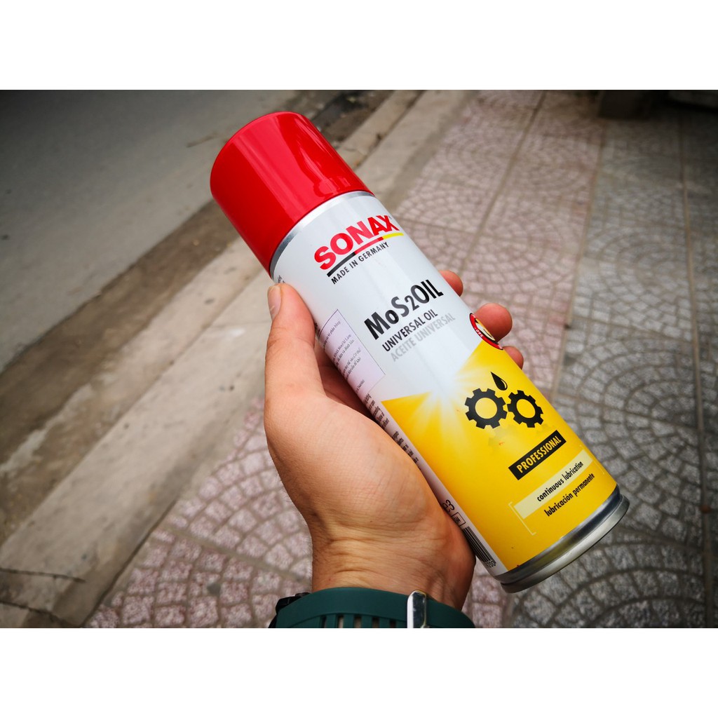 DẦU BẢO QUẢN BÔI TRƠN CHỐNG GỈ VÀ ĂN MÒN SONAX MOS2OIL 400ML 339200