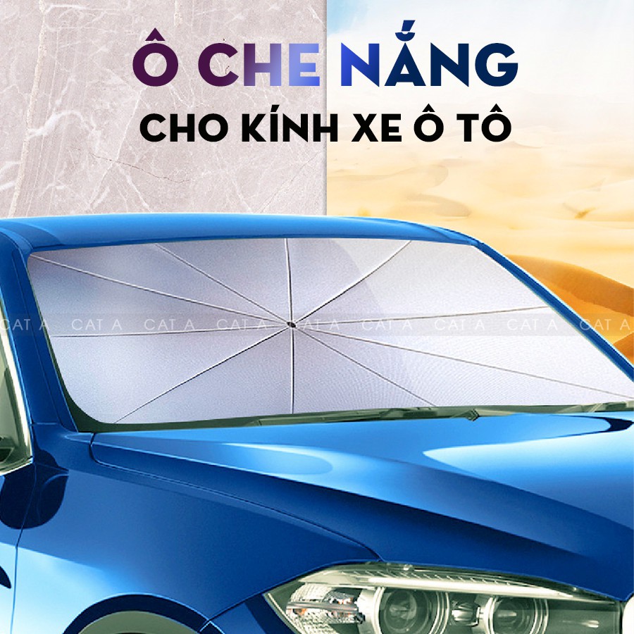 Ô che nắng kính trước xe ô tô - Bảo vệ nội thất ô tô - Dù che nắng kính lái xe hơi- chống tia UV