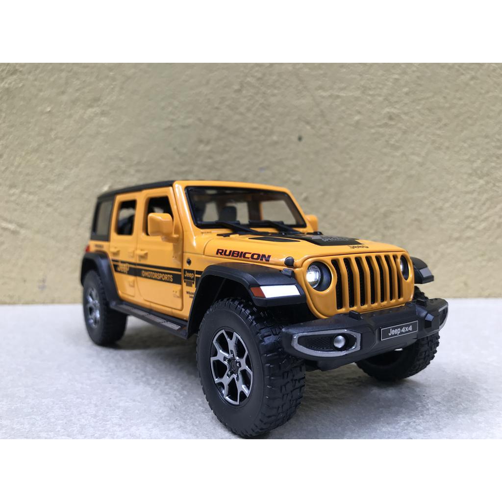 Xe mô hình JEEP RUBICON Wrangler 4X4 - 1:24