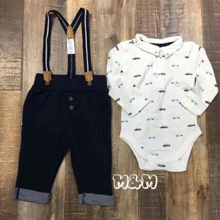 SALE Set Baby club body quần yếm đầy tháng