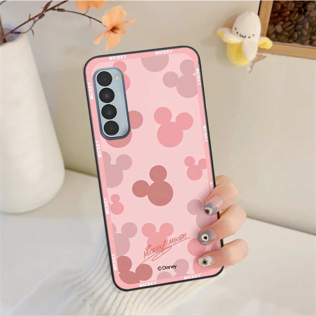 Ốp lưng điện thoại Oppo Reno4 /  Reno4 Pro / Reno 4 hình mic key min nie mouse thời trang, vỏ ốp rẻ đẹp
