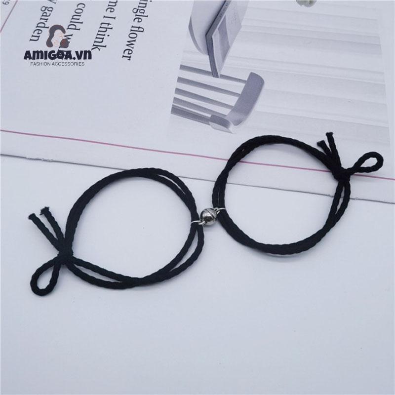 Vòng Tay Dây Cao Su Hít Nam Châm Dành Cho Cặp Đôi