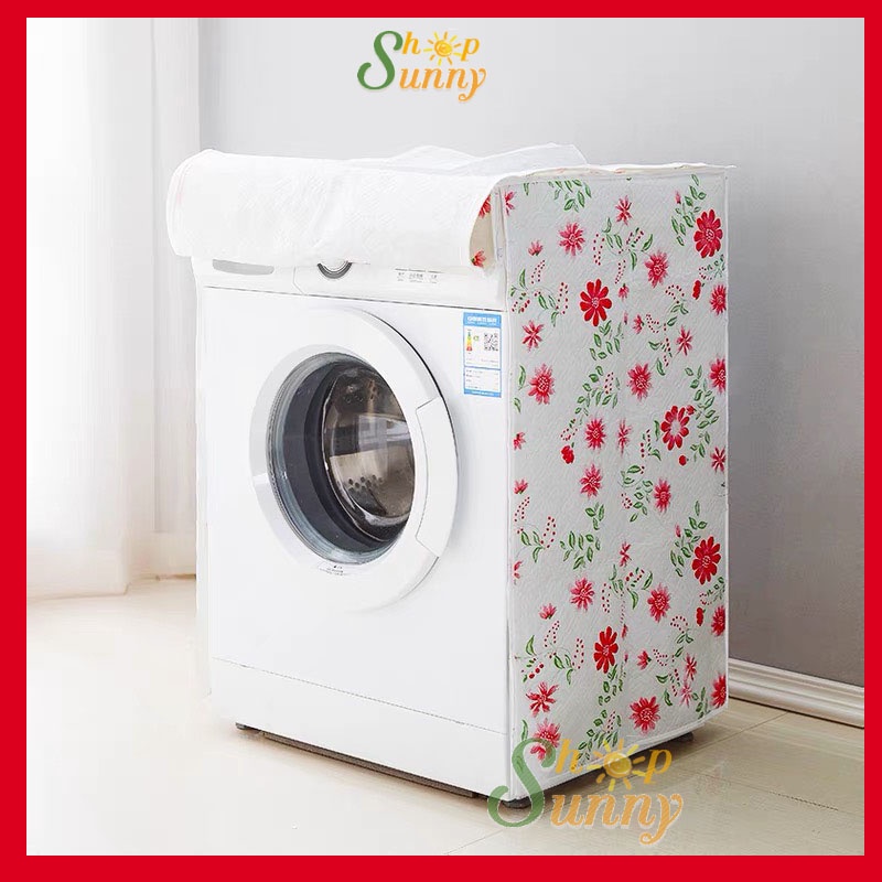 Bọc, áo trùm máy giặt Cao Cấp Cửa trên, Cửa Ngang Chống Thấm,bám bụi ,Tháo Lắp dễ dàng-Cho Máy giặt 7-9kg- Sunny