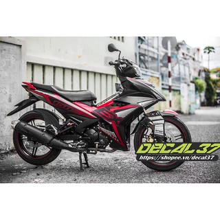 Tem Trùm Exciter 150 Mx King Đen Đỏ