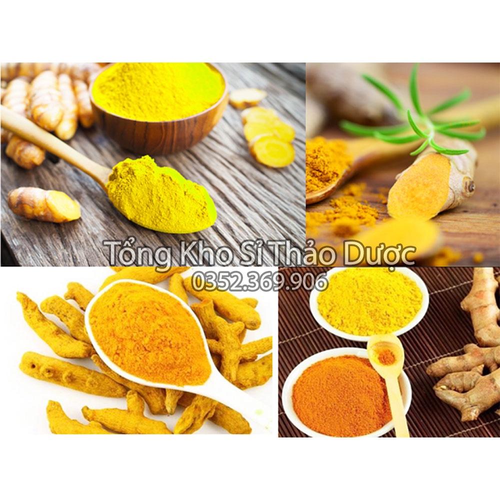 Tinh bột nghệ vàng 100g (hỗ trợ tiêu hóa, giảm đau dạ dày, bột đắp mặt làm đẹp)