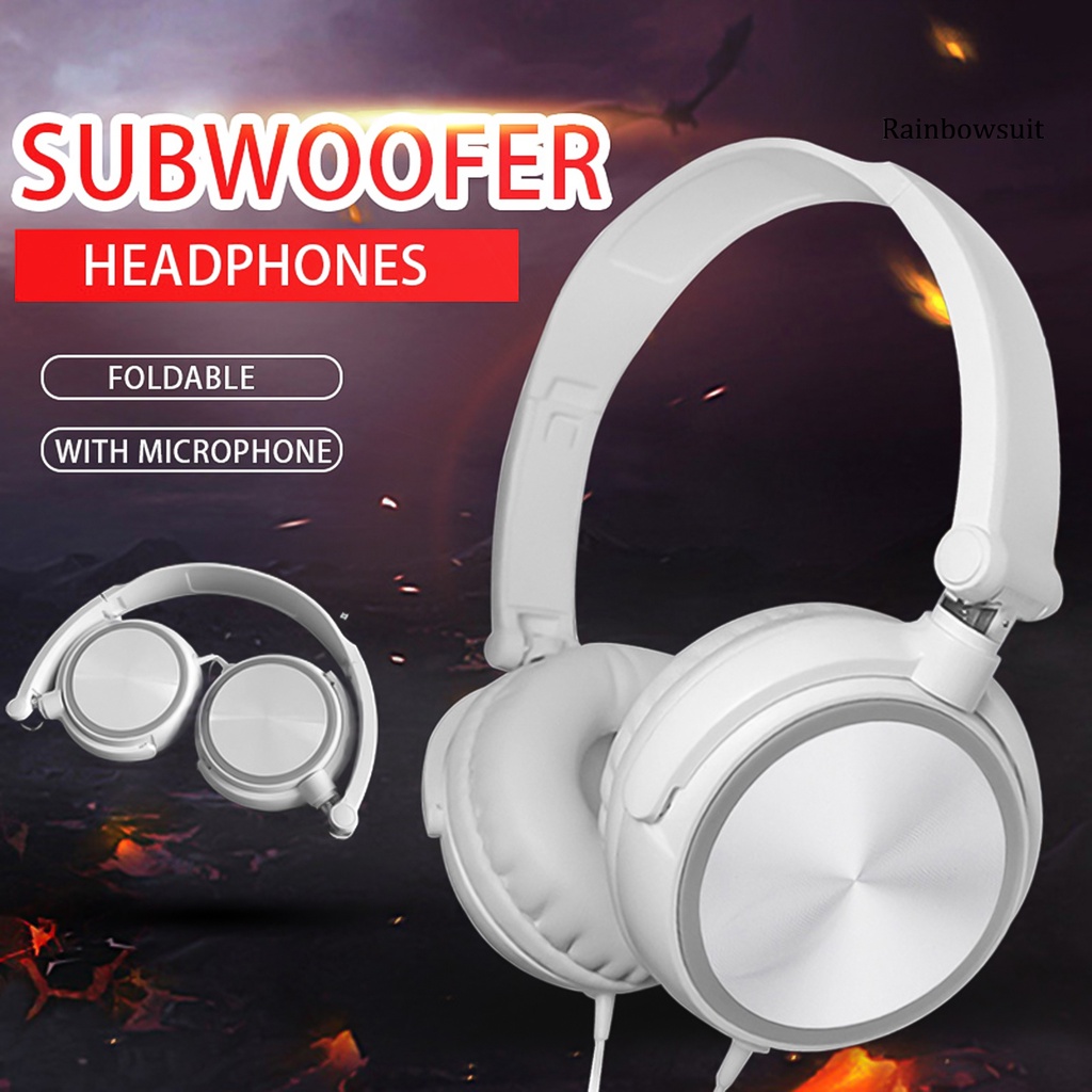 RB- S1 Wired Headphone Foldable Bass Headset for Phone