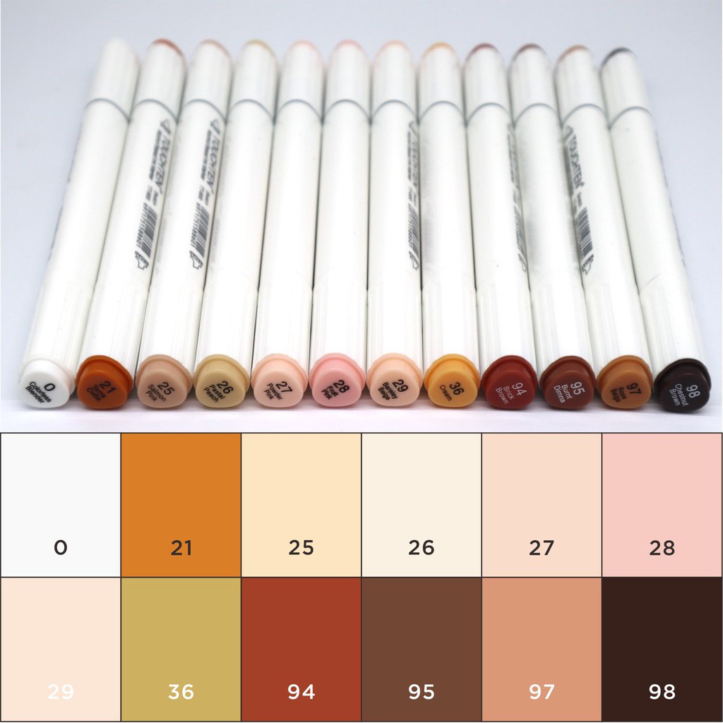 Marker pen seamiart double-ended marker 12/24 colors