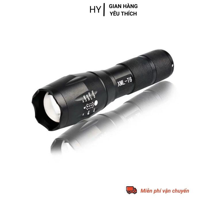 Đèn Pin Siêu Sáng T6 Cầm Tay Mini Chống Nước Kèm Sạc Siêu Tiện Dụng
