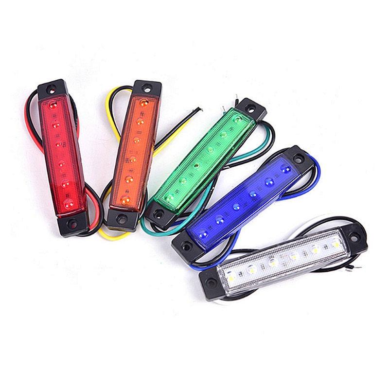 Set 10 Đèn LED 12V 24V Gắn Hông Xe Ô Tô / Xe Tải Chuyên Dụng