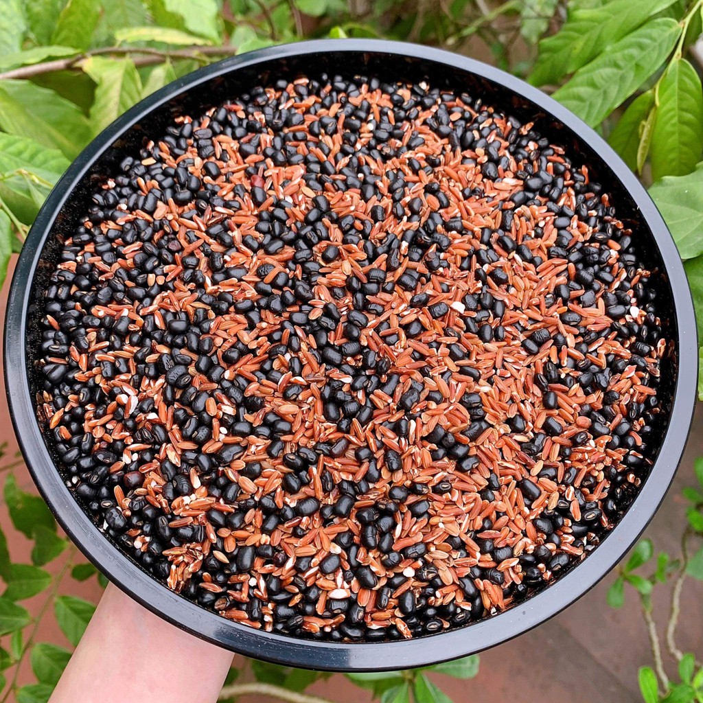 1kg trà gạo lứt xạ đen hạn dùng 18 tháng