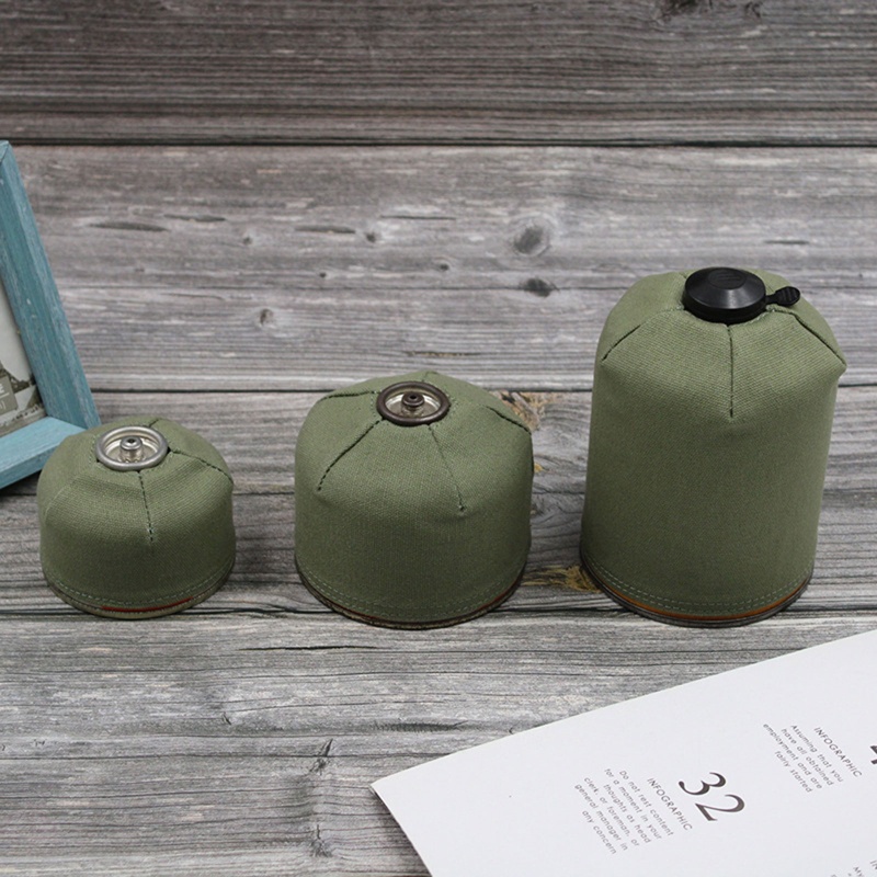 Vỏ Bảo Vệ Bình Gas Cắm Trại Bằng Vải Bạt Cho 110 450 230g