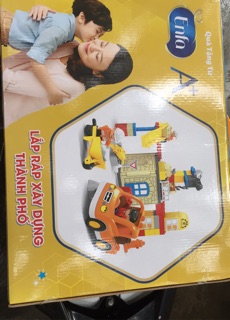 Bộ đồ chơi lắp ráp xây dựng thành phố