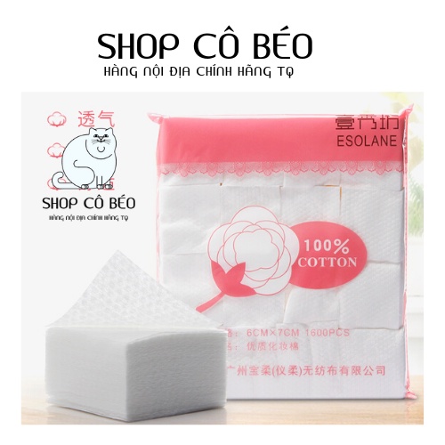 Bông tẩy trang khăn giấy tẩy trang 1200 miếng