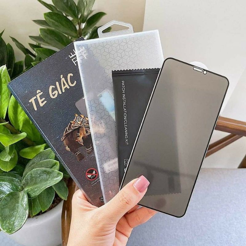 Kính tê giác chống nhìn trộm iPhone 12 Mini, 12, 12 Pro, 12 Pro Max, 11 Pro Max, 11, XS Max, XS ,XR, 7+, 8+ Se, 6