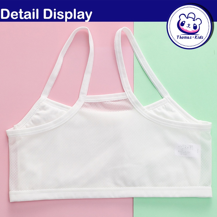 Áo Lót Lưới Mỏng Thoáng Khí Dành Cho Bé Gái 8-16 Tuổi 30-50kg