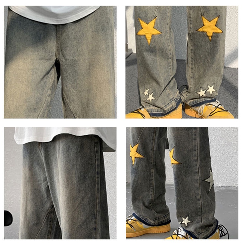Quần jeans dài AOKANG phong cách hip hop thời trang mới cho nam