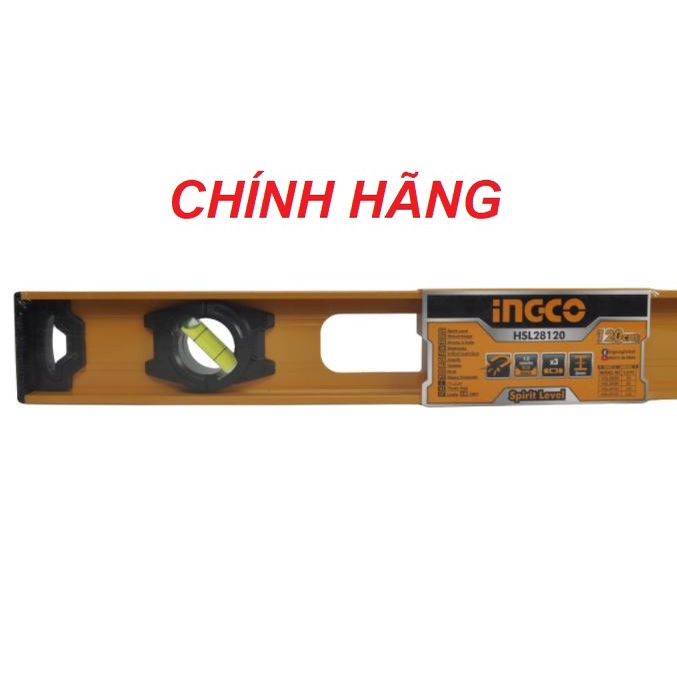 ĐỒ NGHỀ INGCO Thước thủy 120cm HSL28120 (Cam kết Chính Hãng 100%)