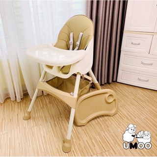 GHẾ ĂN DẶM UMOO ( FULL BỘ ĐỆM VÀ KHÔNG BÁNH XE)