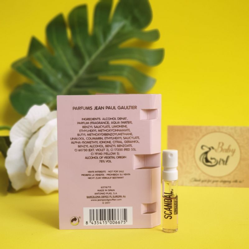 [HÀNG HOT] Mẫu Thử Nước Hoa nữ Scandal EDP 1.5ml