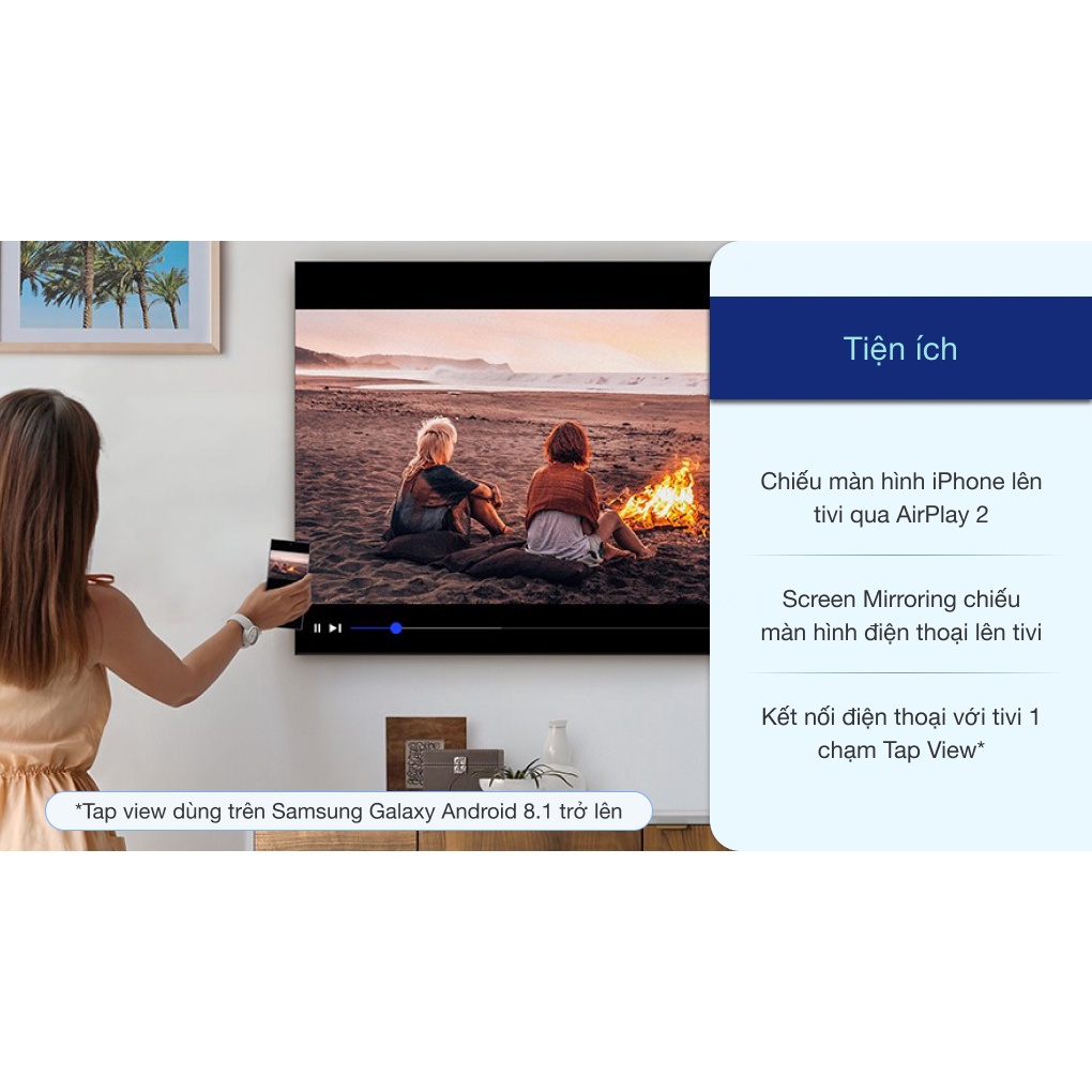Smart Tivi Samsung 4K 55 inch UA55AU7700 2021-ĐIỆNMÁYTỒNKHO