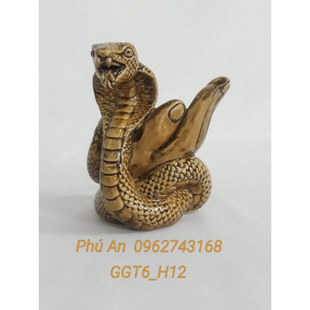 Rắn Gạt Tàn_ Gốm Sứ Bát Tràng