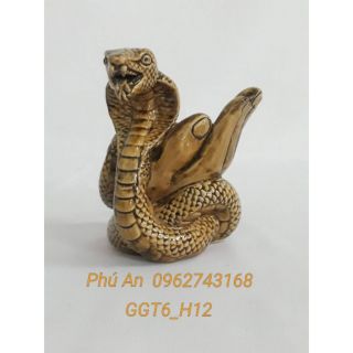 Rắn gạt tàn_ gốm sứ bát tràng