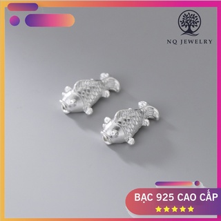 Charm S925 hình cá chép xỏ ngang