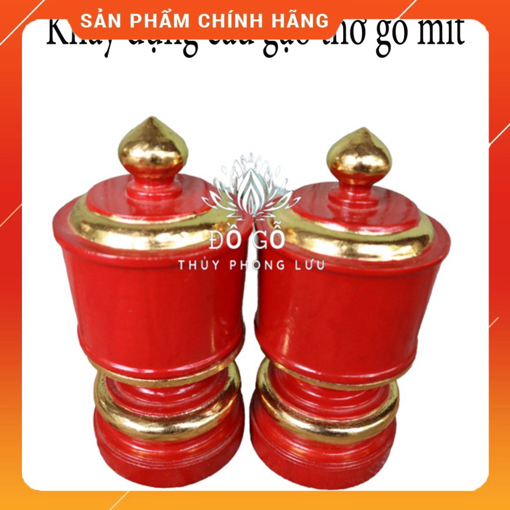 Khay cau - khay gạo gỗ mít - đài thờ gia tiên cao cấp