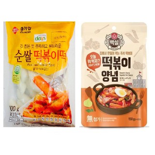 ComBo Sốt bánh gạo cay ngọt (150g) + Bánh gạo Tokbokki 500g Hàn Quốc Nhập Khẩu