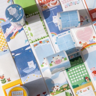 Băng dính trang trí washi tape có thể viết làm bullet journal