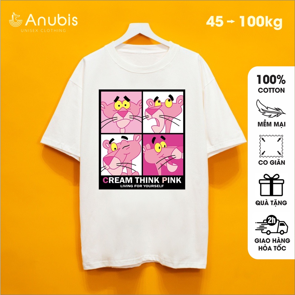 Áo thun unisex Báo Hồng Pink Panther cute | Anubis Store