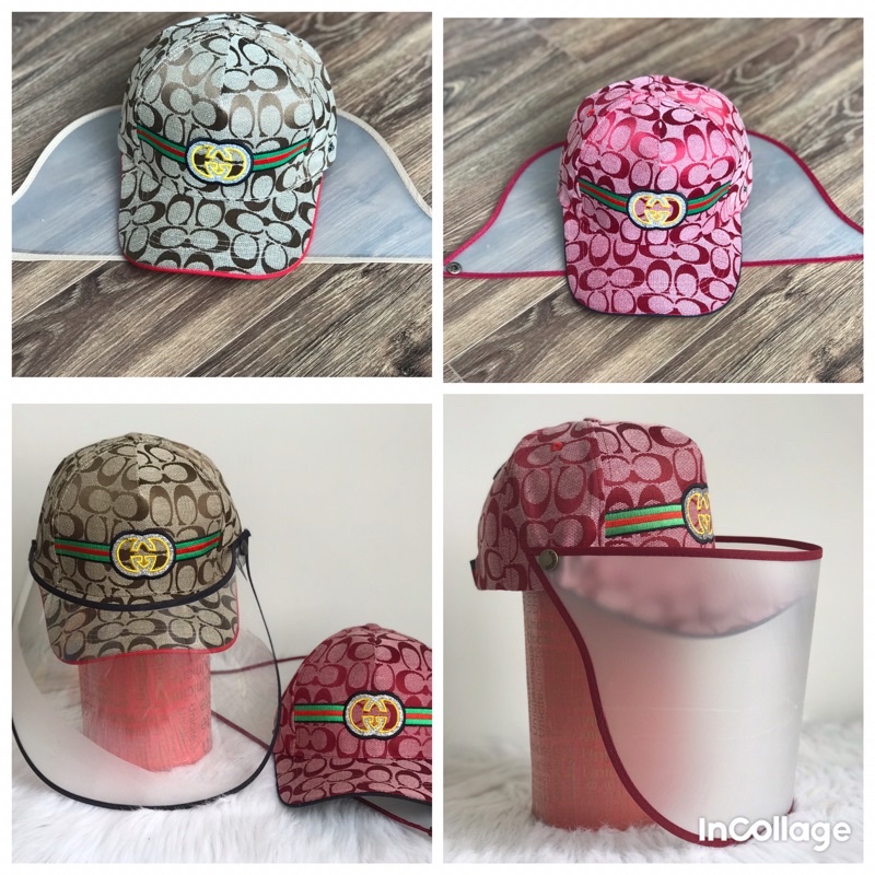 Nón có kính chống bụi, gió, giọt bắn Có thể tháo tấm chắn