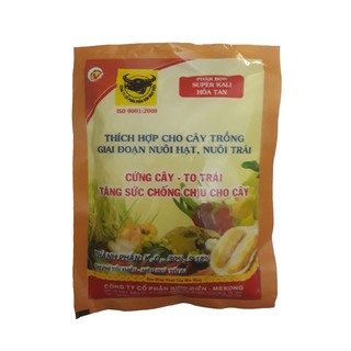 Phân bón SUPER KALI HÒA TAN giúp CỨNG CÂY - TO TRÁI - TẮNG SỨC CHỐNG CHỊU CHO CÂY gói 100g | Vạn Tín Store