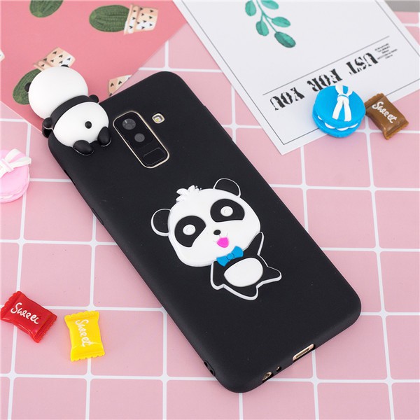 Samsung Galaxy A6 Plus A8+ 2018 Cute 3D Soft Silicone Case Phone Cover/PP