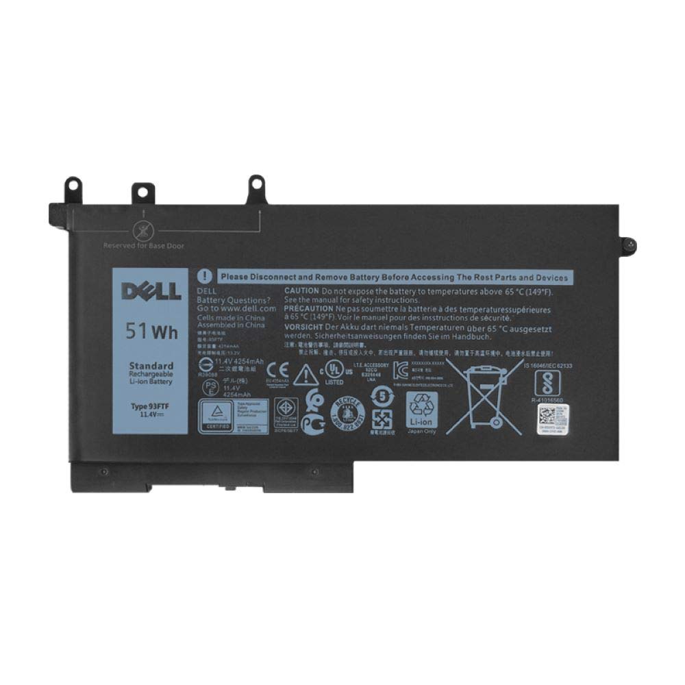 pin laptop DELL 93FTF Dell Precision 15 3520 3530 Latitude E5280 E5480 E5580 E5490 E5590 E5480 E5290 E5591 E5491