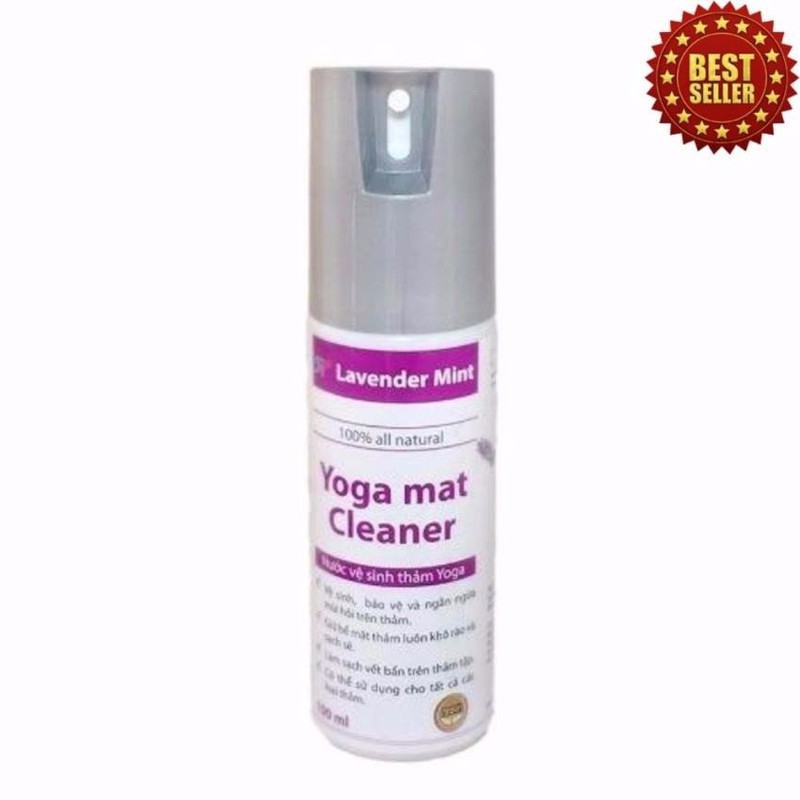 Thảm tập yoga deal GreenNetworks TPE 6mm 2 lớp kèm túi (Tím nhạt) + Tặng chai xịt