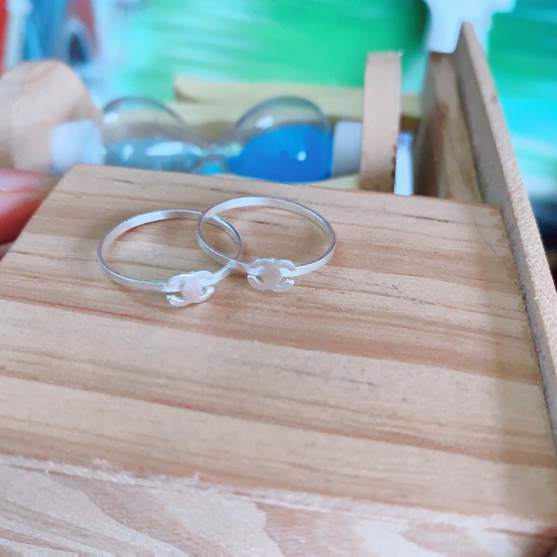 nhẫn nữ bạc ta. giảm giá cực sốc, bán hàng không nợi nhuận để nấy tương tác.