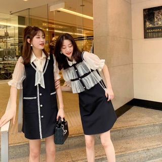 ( có sẵn S - M) Set bạn thân phối ren siêu xinh