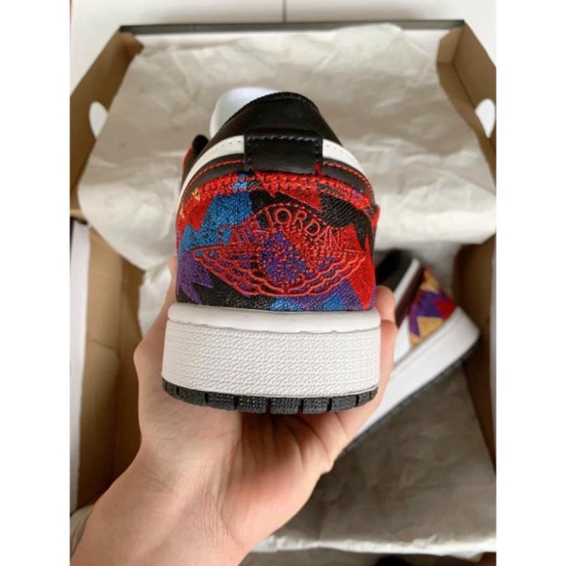 [Full Box+Bill] Giày Jordan Cổ Thấp Nam Nữ, Giày Sneaker JD1 Thổ Cẩm Thời Trang Cao Cấp Hottrend 2022 | BigBuy360 - bigbuy360.vn