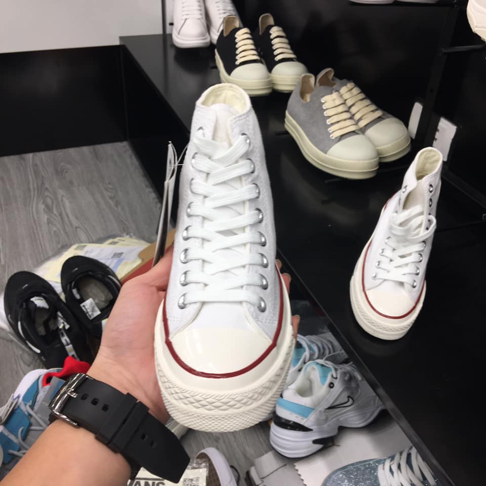 [Free ship ] Giày Thể Thao Sneaker Cv Trắng Cổ cao 1.1 | BigBuy360 - bigbuy360.vn