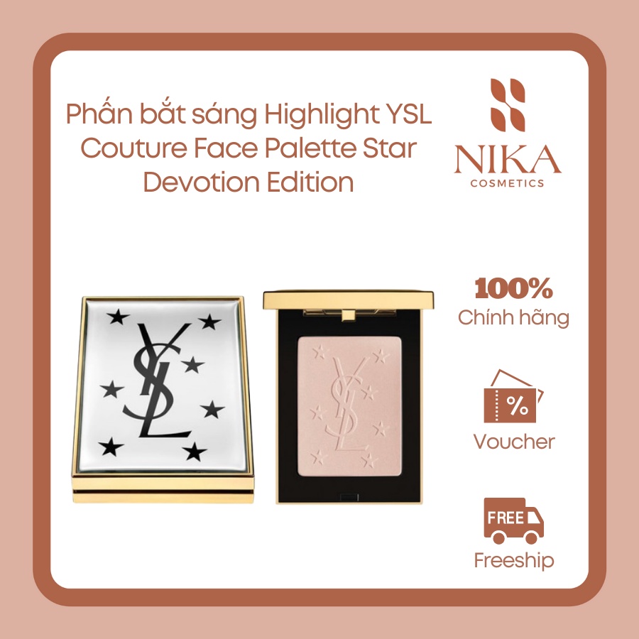 Phấn bắt sáng highlight YSL couture face palette star devotion edition