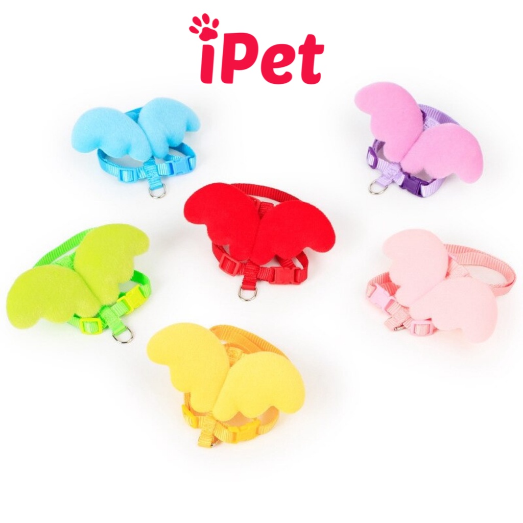 Dây Dắt Hình Đôi Cánh Thiên Thần Cho Thú Cưng Chó Mèo Dưới 5kg - iPet Shop