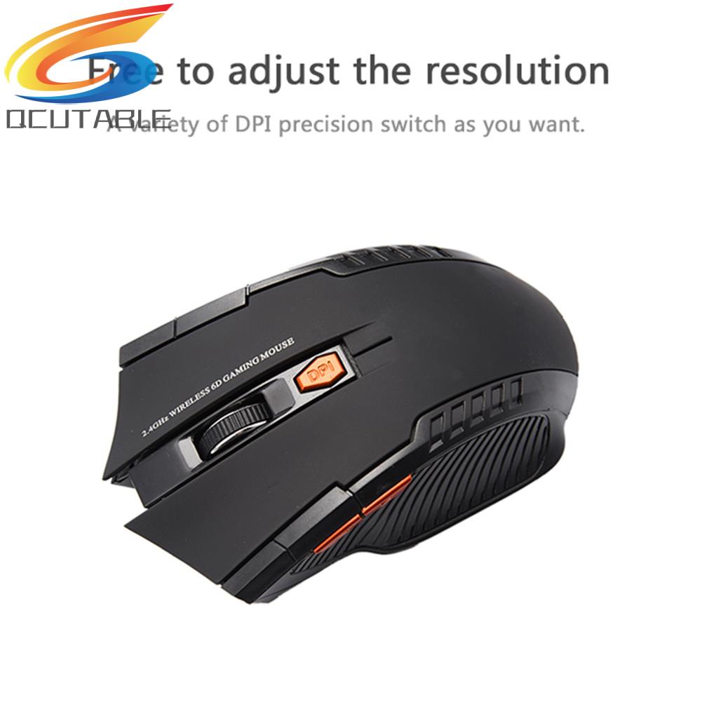 Chuột Quang Không Dây 2.4Ghz 2400DPI 6 Nút Bấm