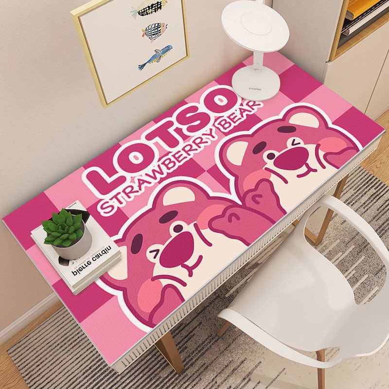 Khăn Trải Bàn Hình Chữ Nhật Chống Nước Chống Dầu In Hình Gấu Dâu Tây Phong Cách Mới 2022