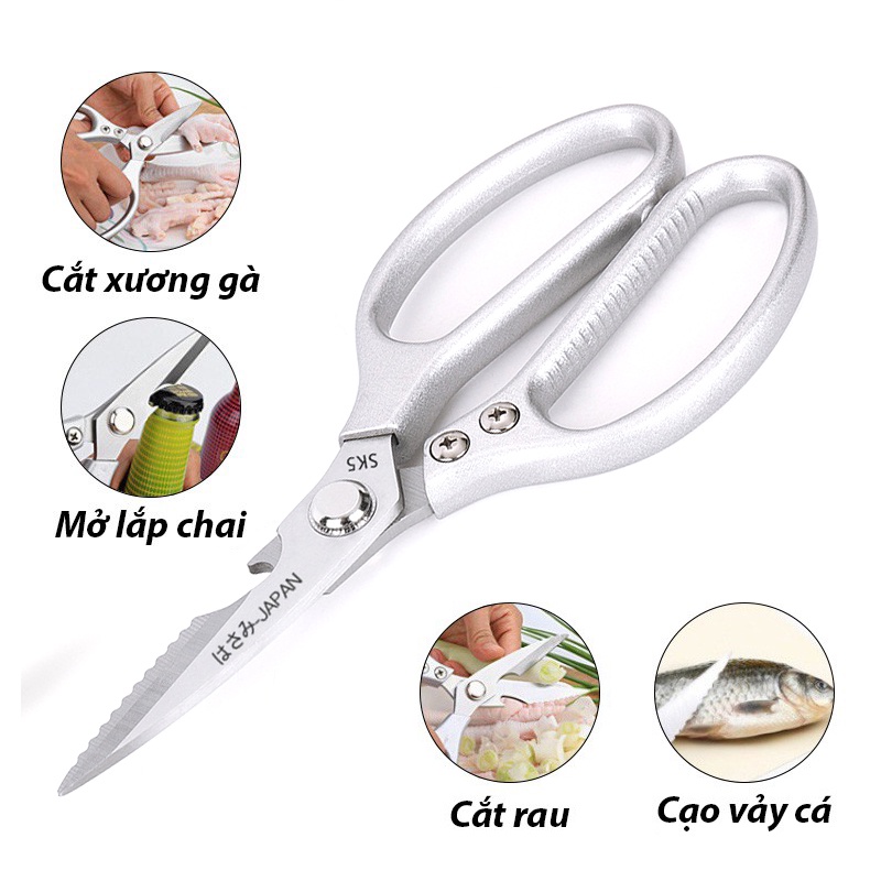 Kéo Bếp Đa Năng Chuyên Dụng Cắt Xương Chế Biến Thực Phẩm